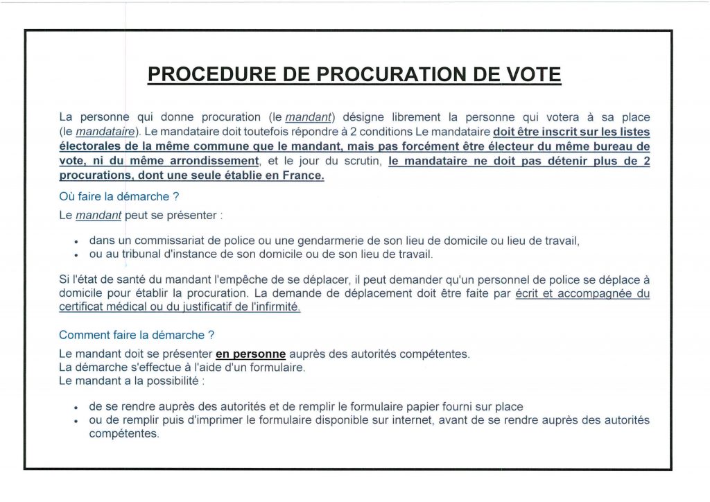 PROCEDURE DE PROCURATION DE VOTE_01