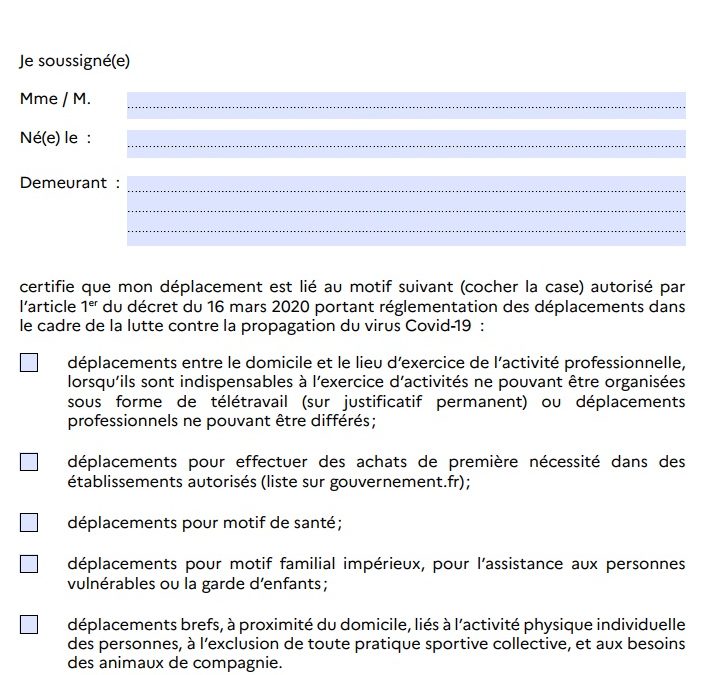 [Mesures relatives à la lutte contre la propagation du virus covid-19]