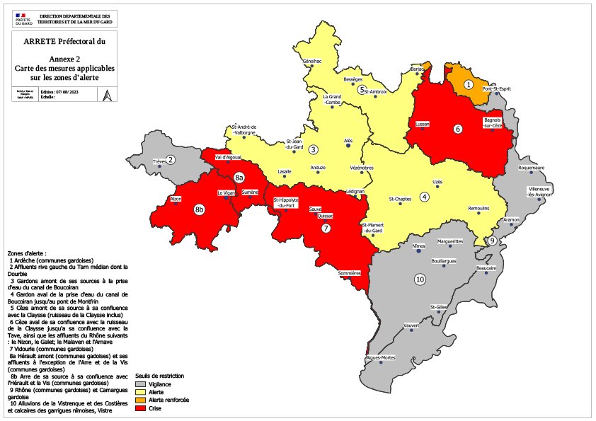 Sècheresse : attention aux nouvelles dispositions préfectorales