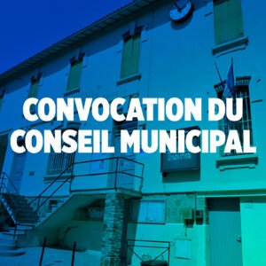 Convocation du Conseil municipal le 5 juin 2026 à 18 h