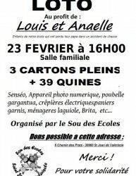 LOTO AU PROFIT DE LOUIS ET ANAELLE
