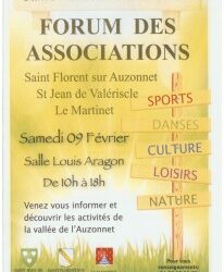 FORUM DES ASSOCIATIONS A SAINT FLORENT