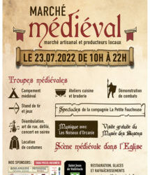 Marché médiéval le 23 juillet