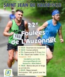 La 22e édition des Foulées de l’Auzonnet a lieu le samedi 14 juin 2025