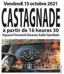 Castagnade ce vendredi à partir de 16h30, square F. Gineste