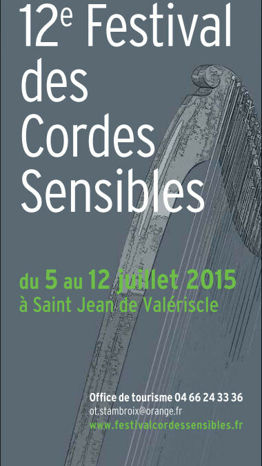 PROGRAMME DU FESTIVAL DES CORDES SENSIBLES