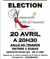 ELECTION DE MADEMOISELLE AUZONNET