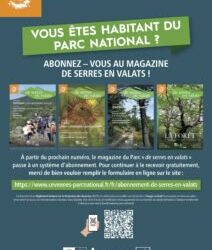 Abonnement  gratuit à la revue du Parc National des Cévennes