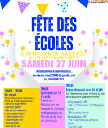 FÊTE DES ÉCOLES – 27 JUIN