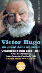 Spectacle sur Victor Hugo  aux Gîtes Les Terrasses