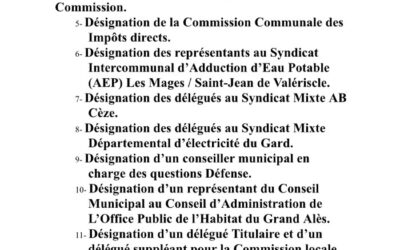 Conseil Municipal