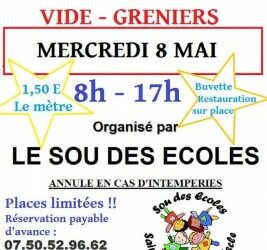 LE VIDE GRENIER : C’EST POUR BIENTÔT !